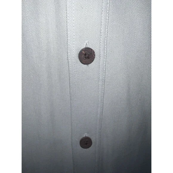 Tommy Bahama Bermuda Silk Shirt Mens XL Tan Button Front Casual Minimalist New - Picture 4 of 9